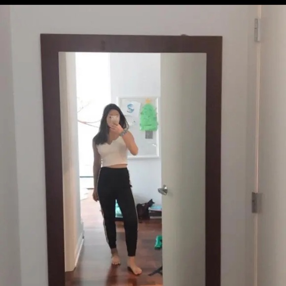 High Waisted Striped Sports Pants - Picture 7 of 7